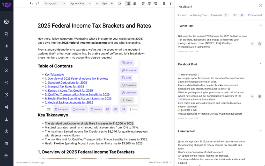 bramework first draft pro editor